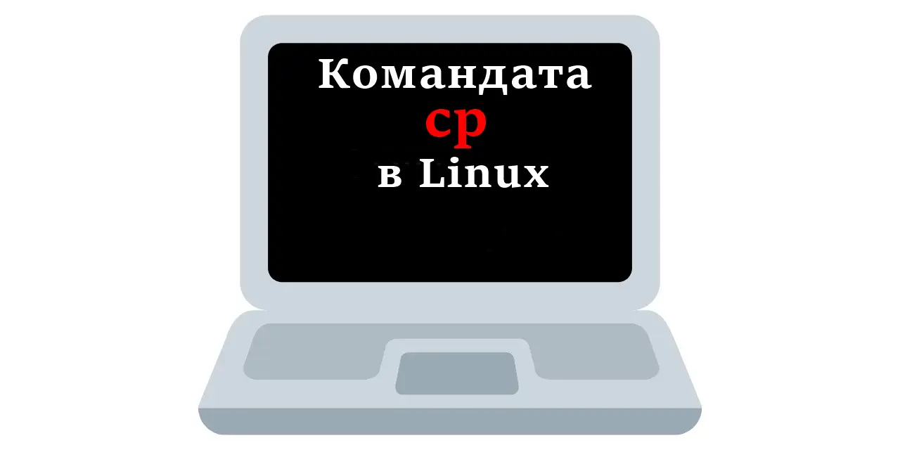 Терминал в Linux с изпълнена команда cp